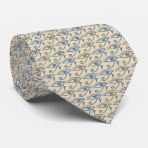 Öga i Ra Horus Tie Armani Grått på Beige Cream Slips