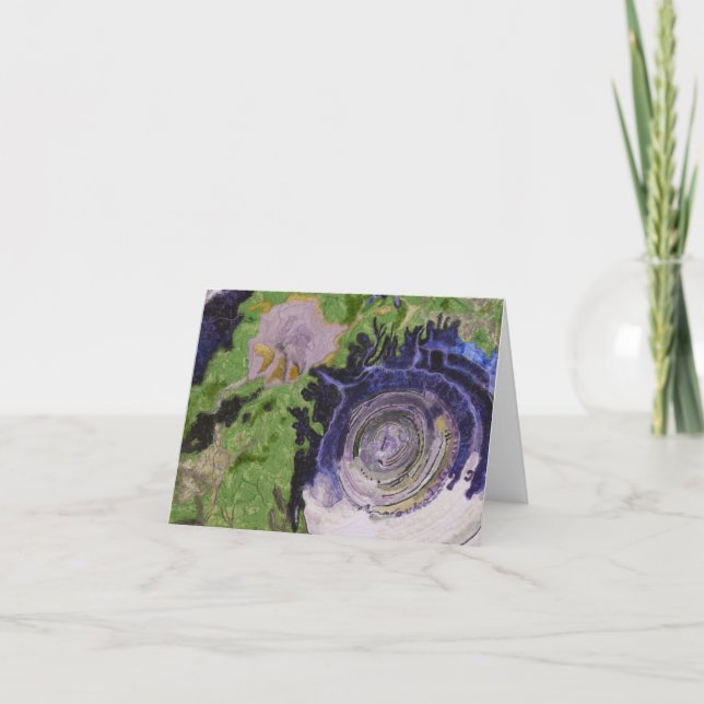 Öga i Sahara Kort (Framsida)