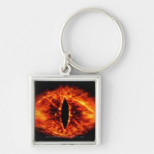 Öga i Sauron Fyrkantig Silverfärgad Nyckelring