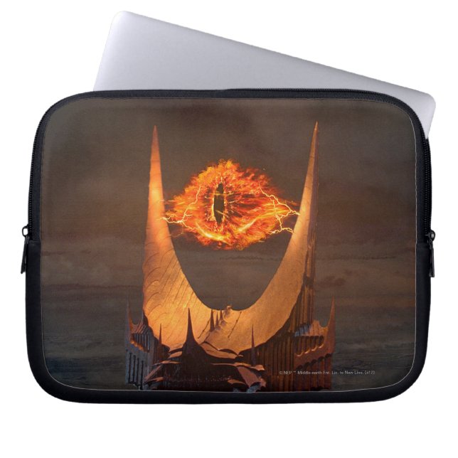 Öga i Sauron torn Laptop Sleeve (Framsidan)