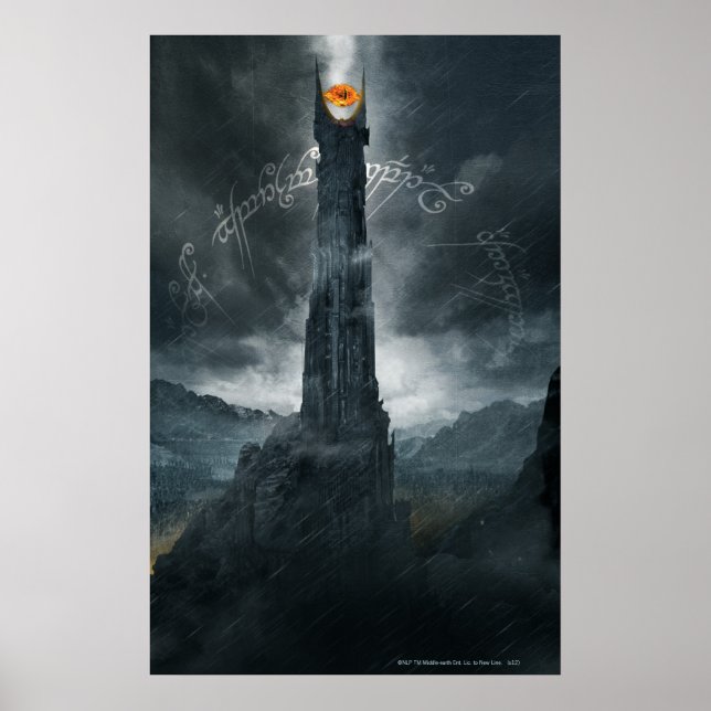 Öga i Saurons sammansättning Poster (Framsidan)