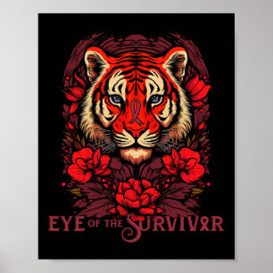 Öga i sickle Cell Survivor Strong Sickle Cell Poster