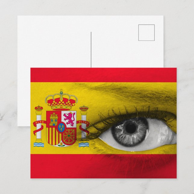 Öga i Spanien Vykort (Fram/baksida)