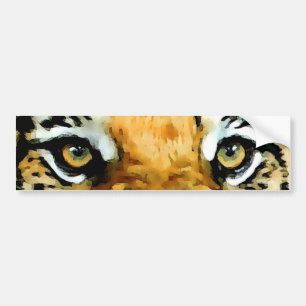Öga i Tiger Bildekal