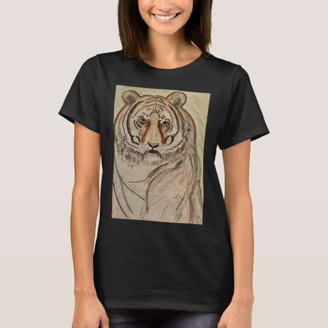 Öga i Tiger T-Shirt (Framsida)