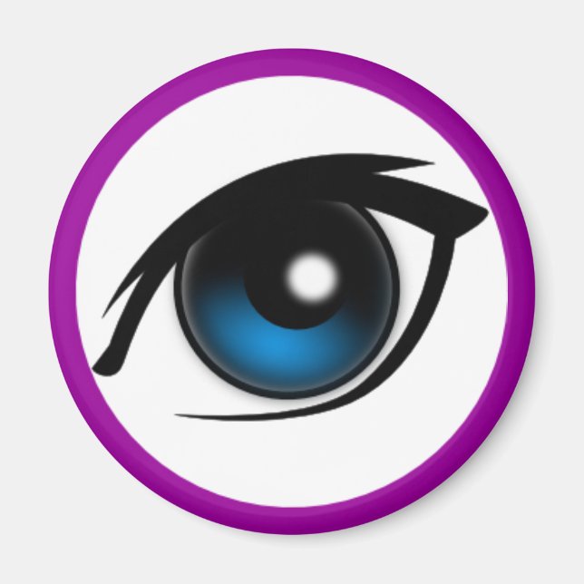 ÖGA KAN SE DIG MAGNET (Framsidan)