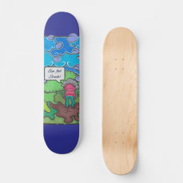 Öga känner Stuck Mini Skateboard Bräda 18,5 Cm