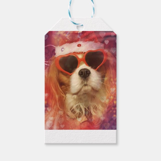 Öga-Kärlek-Cavalier Presentetikett (Framsidan)