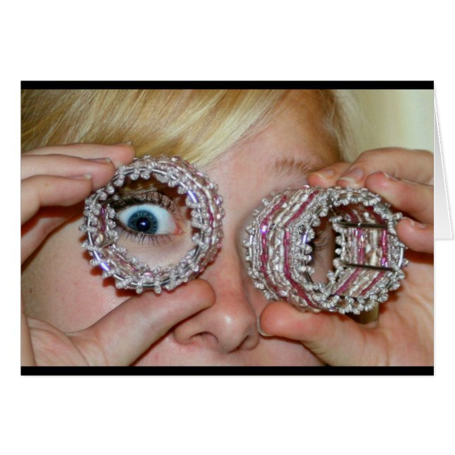 Öga Kärlek, du! Hälsningskort (Framsidan Horizontal)