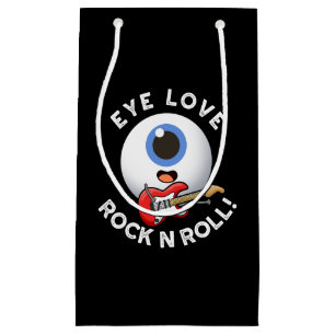 Öga Kärlek Rock and roll Funny Eyeball Pun Mörk BG
