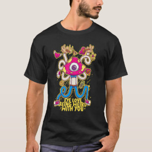 Öga Kärlek som är Konstig Psychedelic Mushroom Ogr T Shirt
