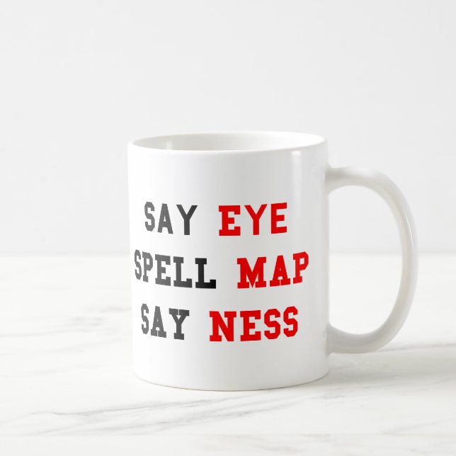 Öga Karta Ness Kaffemugg (Höger)