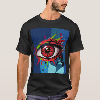öga konstverk t shirt