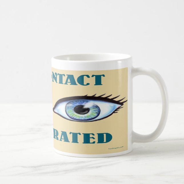 Öga-kontakten är överskattad kaffemugg (Höger)