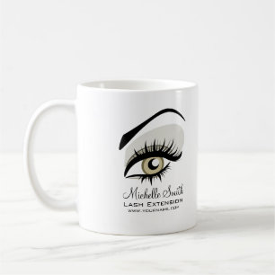 Öga Lash Extension-företagets varumärke Kaffemugg