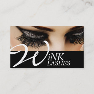 Öga Lash Extensions Makeup Artist Cosmetolog Visitkort