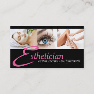 Öga Lash Extensions Makeup Artist Cosmetolog Visitkort