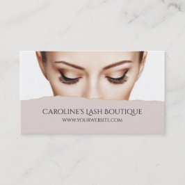 Öga Lash Extensions Makeup Artist Cosmetolog Visitkort