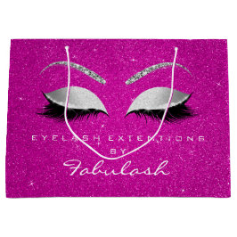 Öga Lash Makeup Ro Shock rosa Silver Grått