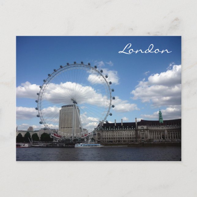 öga london-hjul vykort (Framsida)