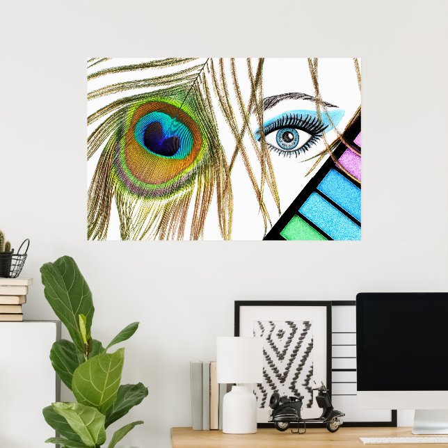 Öga Makeup Beauty Poster (Hemmakontoret)