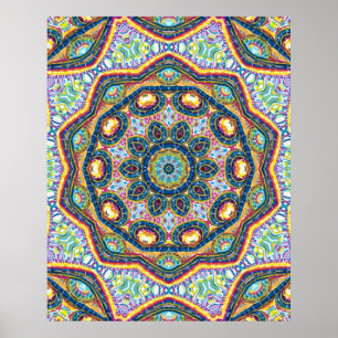 Öga Mandala Poster