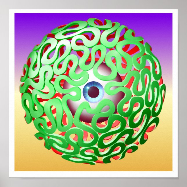 öga-maze poster (Framsidan)