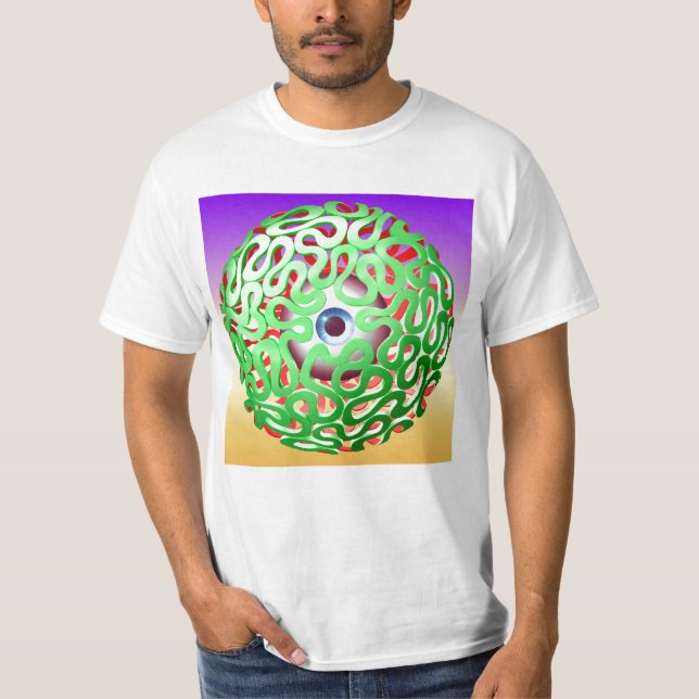 öga-maze t-shirt (Framsida)