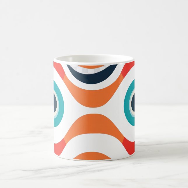 Öga mönster kaffemugg (Center)