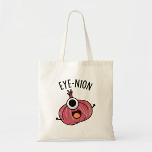 Öga-nion Funny Onion Pun Tygkasse