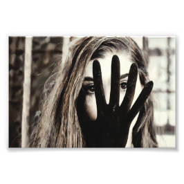 Öga och Hand Fototryck