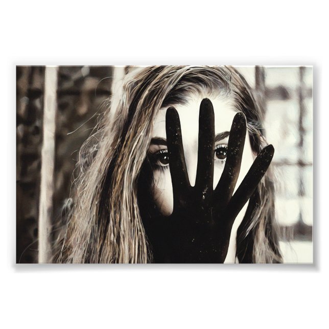 Öga och Hand Fototryck (Framsidan)