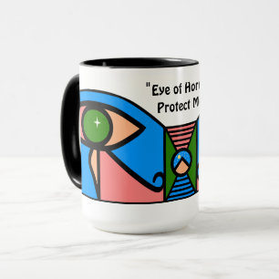 "Öga of Horus Protect Me" Mugg