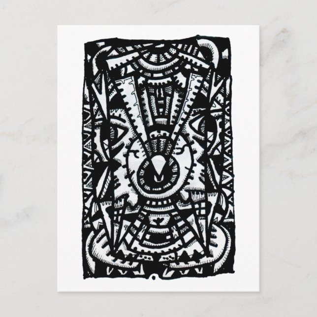 Öga-Öga av Brian Benson Postcard Vykort (Framsida)