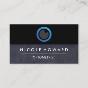 Öga Optometrist Logotyp Visitkort
