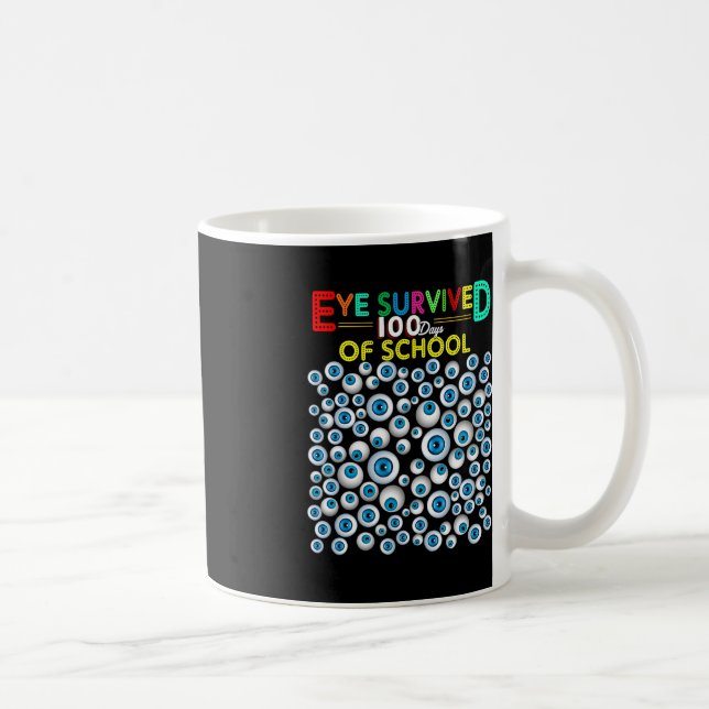 Öga Överlevt 100 dagars skollärarstudier i barn Kaffemugg (Höger)