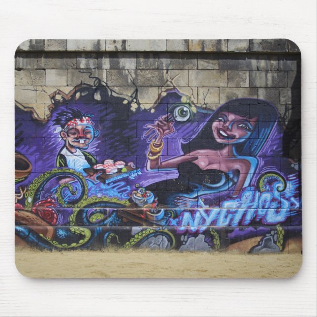 Öga på gaffel musmatta (Framsidan)