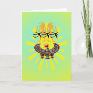 Öga på Horus Card Kort