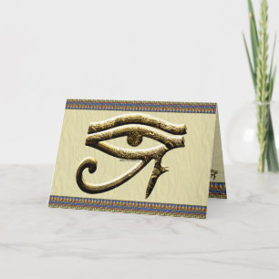 Öga på Horus Card Kort
