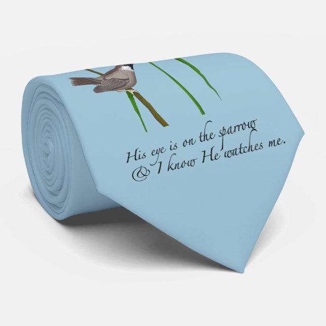 Öga på sparrowen slips (Rullad)