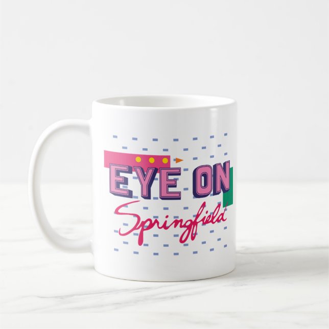 Öga på Springfield Kaffemugg (Vänster)