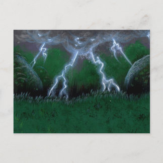 Öga på Storm Standard Post Card Vykort