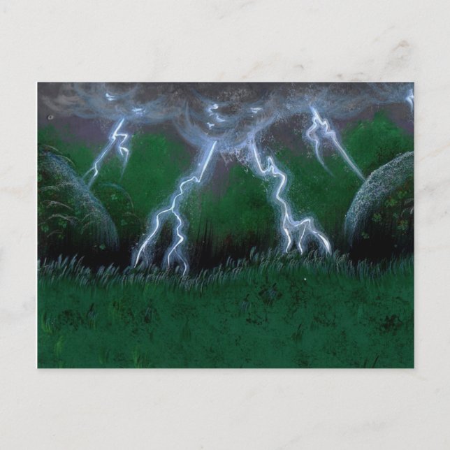 Öga på Storm Standard Post Card Vykort (Framsida)