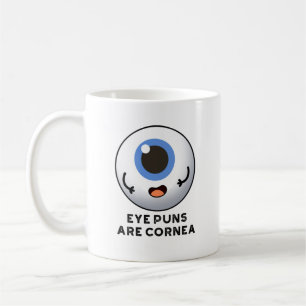 Öga Puns är Cornea Funny Body Pun Kaffemugg