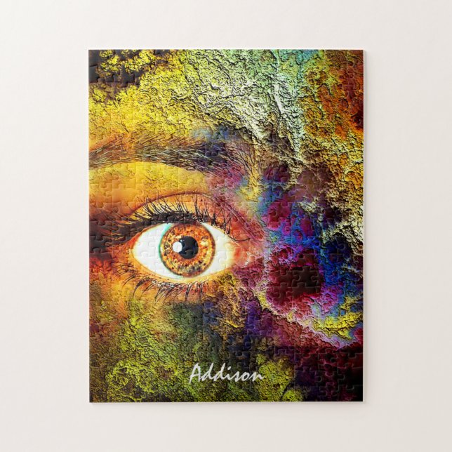 Öga-pusslet Pussel (Vertikal)