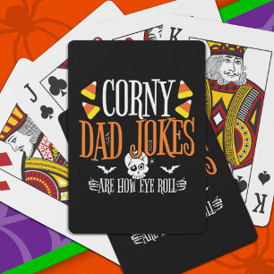 Öga Roll Joke Halloween Corny Pappa Jokes Hallowee Casinokort