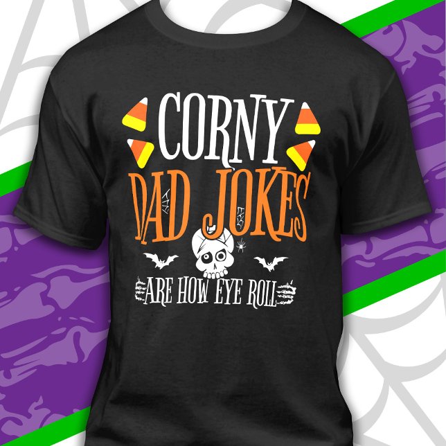 Öga Roll Joke Halloween Corny Pappa Jokes Hallowee T Shirt (Skapare uppladdad)