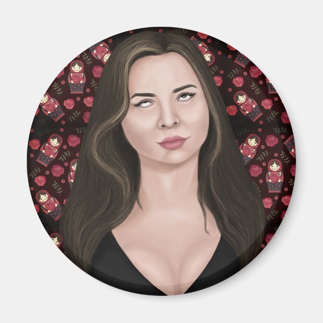 Öga Roll Magnet (Framsidan)