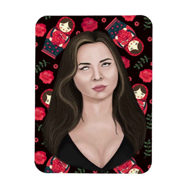 Öga Roll Magnet (Vertikal)