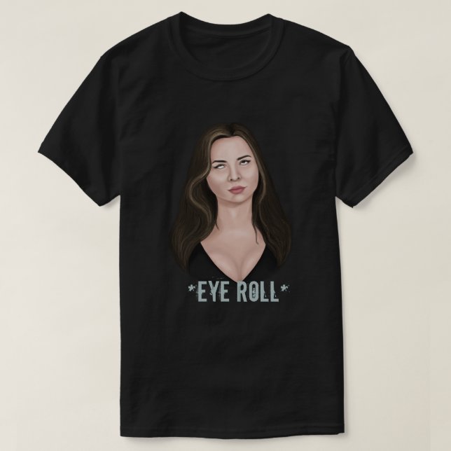 Öga Roll T Shirt (Design framsida)
